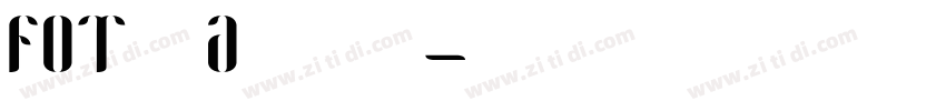FOT 筑紫Aヴィンテージ明字体转换